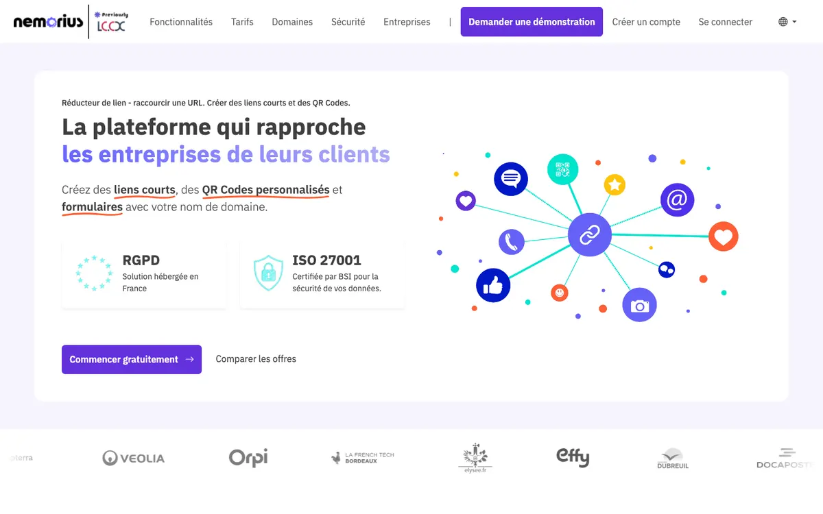 Page d'accueil de Nemorius (ex LC.CX)